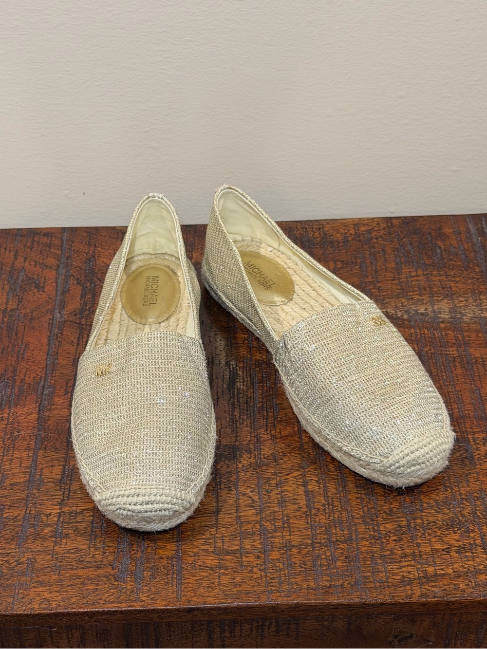 MICHAEL Michael Kors Gold Kendrick Slip On Shoe